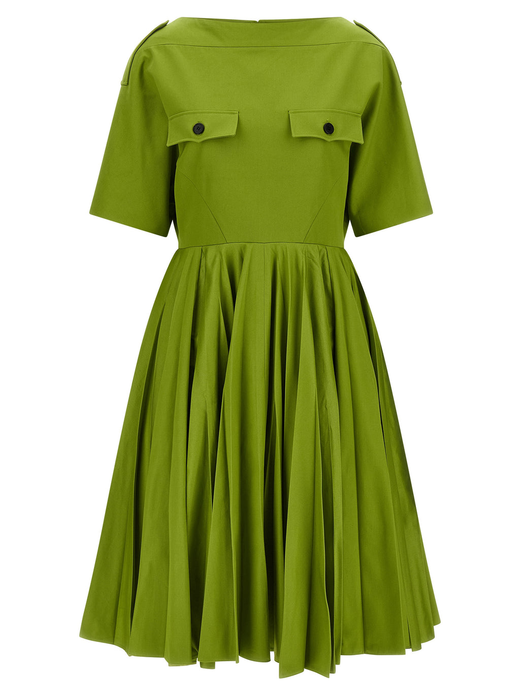 Prada | Bicolor Cotton Casual Dress