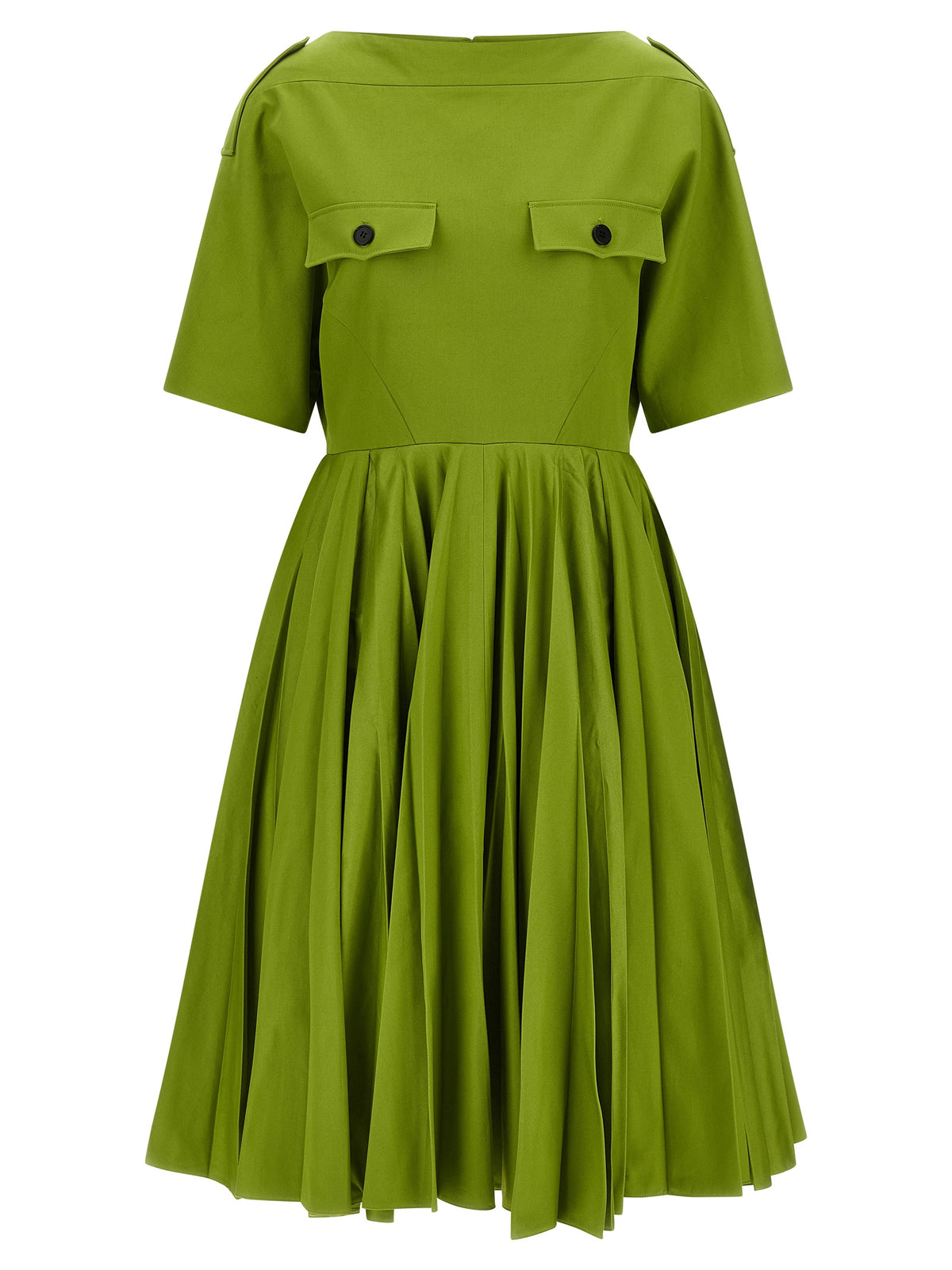 Prada | Bicolor Cotton Casual Dress