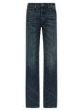 Diesel | Blue Cotton Straight-Leg Jeans