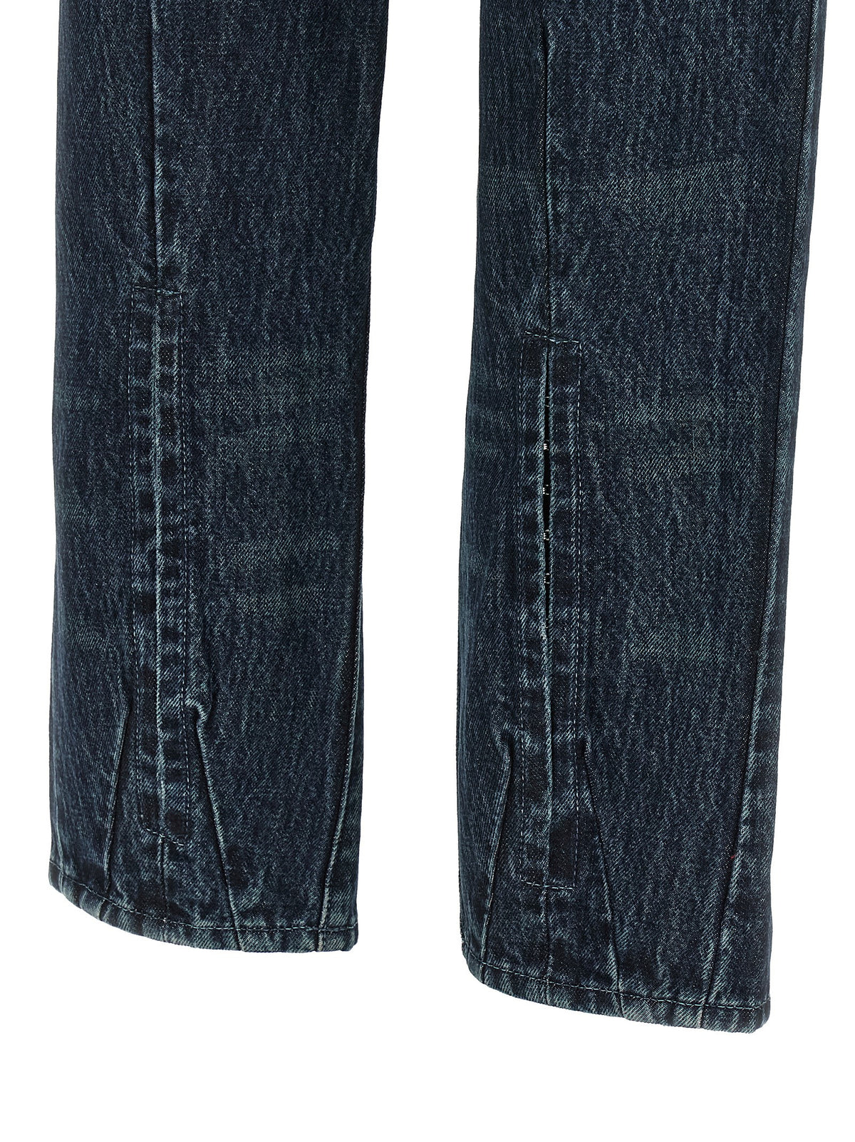 Diesel | Blue Cotton Straight-Leg Jeans