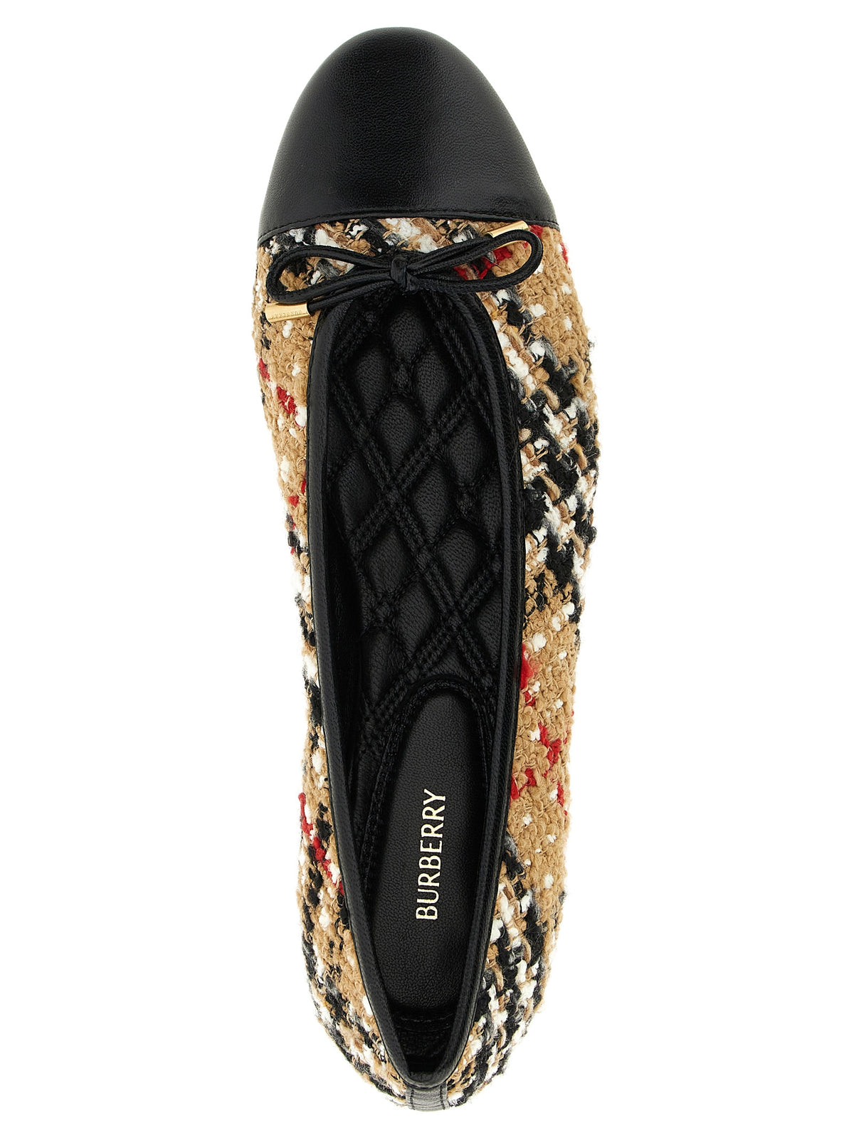 Burberry | Multicolor Polyester Ballet Flats