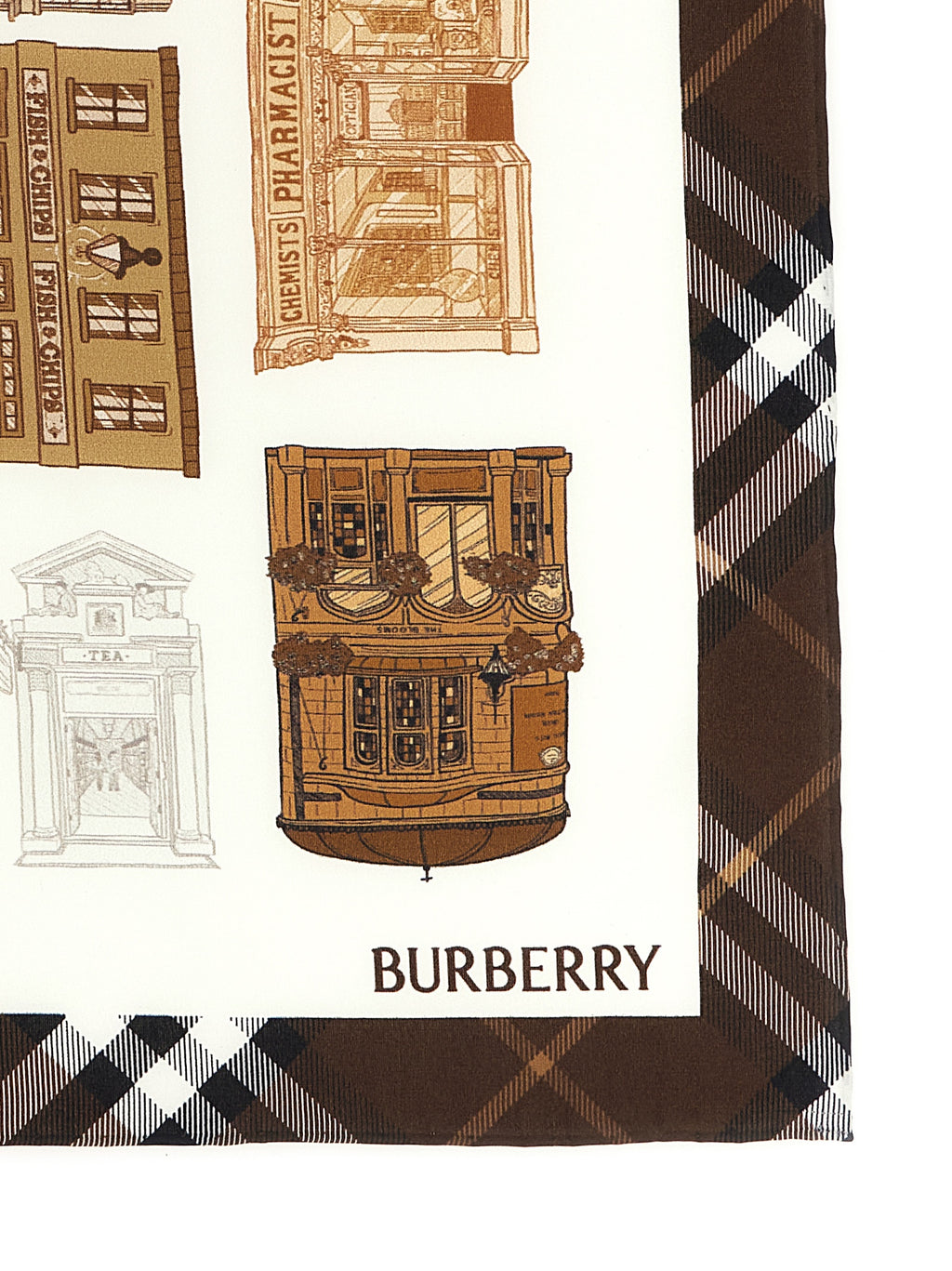 Burberry | Multicolor Satin Scarf