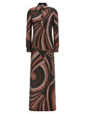 Emilio Pucci | Bordeaux Polyamide Long Dress