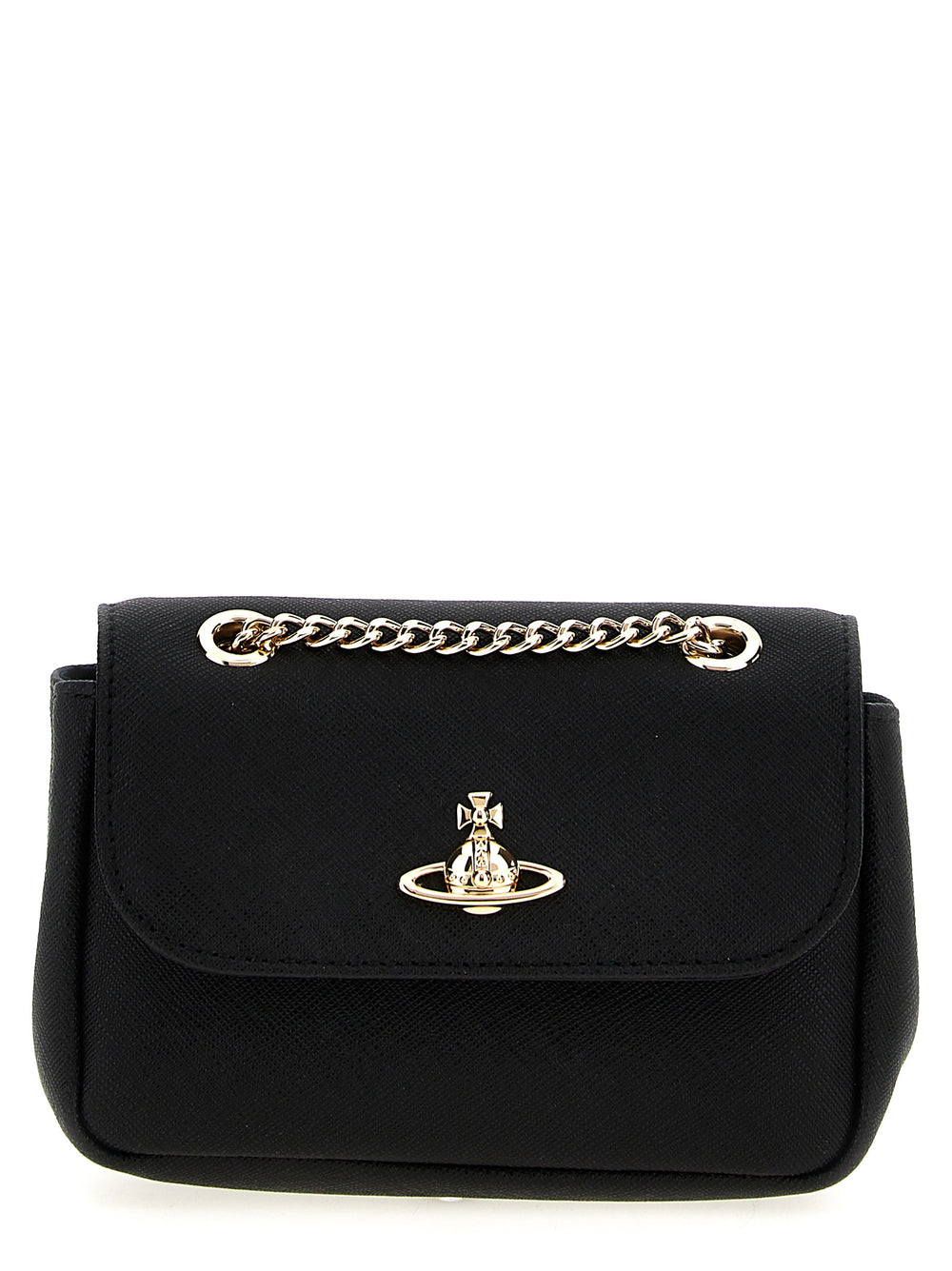 Vivienne Westwood | Black Cowhide Crossbody Bag