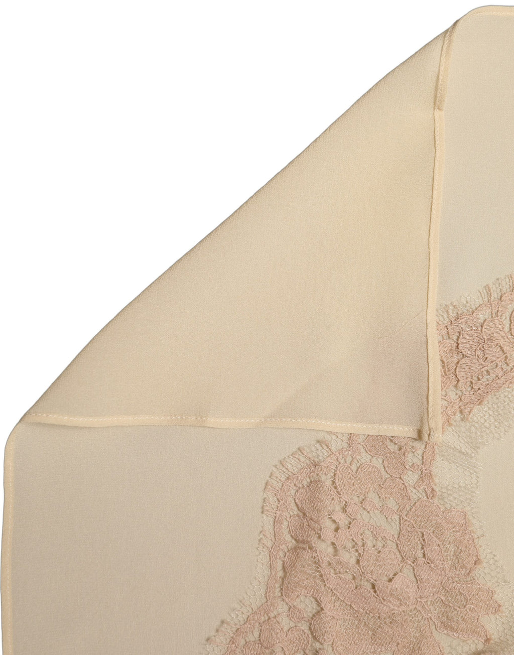 Dolce & Gabbana | Light Beige Ornate Lace Neck Shawl Scarf