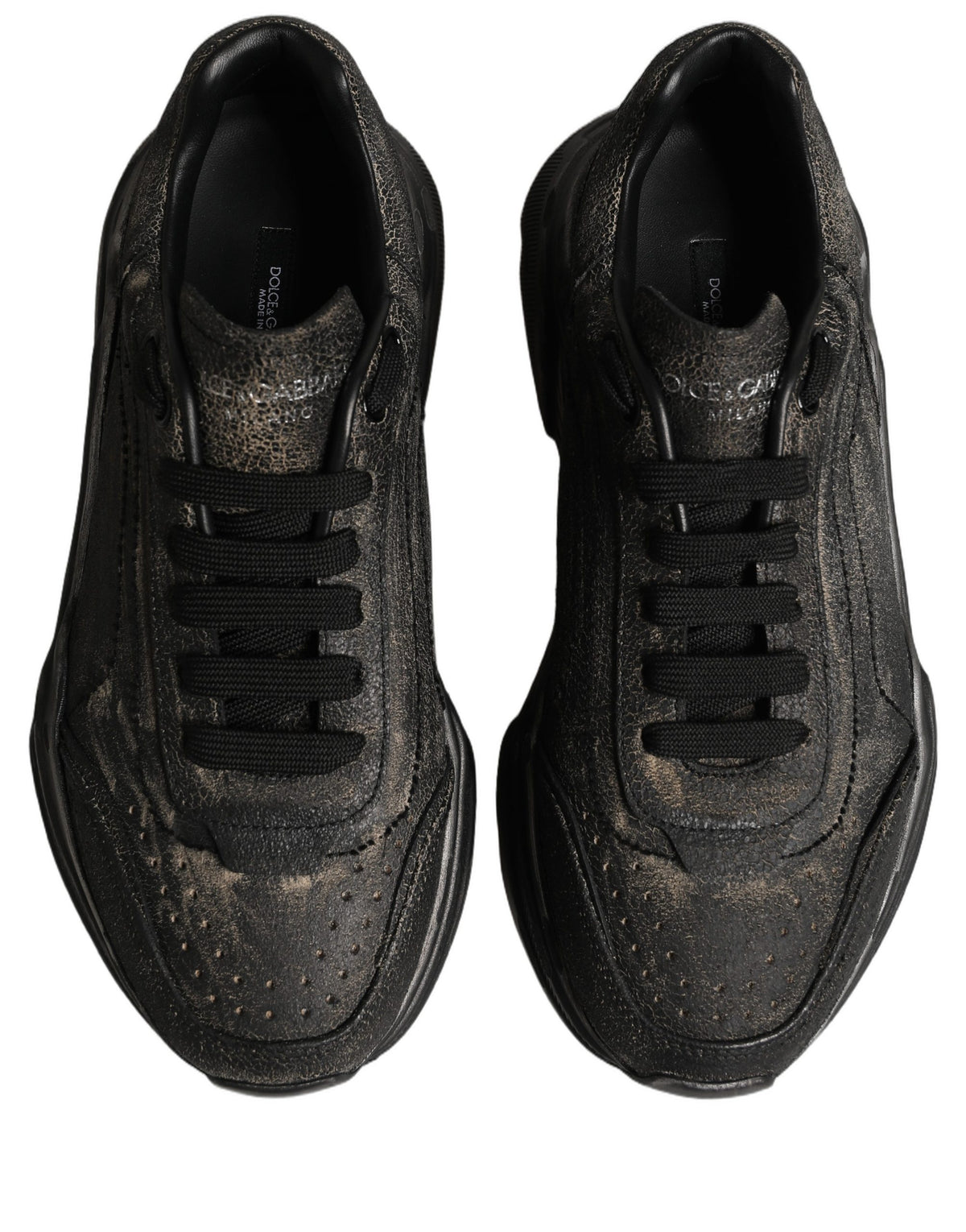 Dolce & Gabbana | Black Daymaster Low Top Sneakers Shoes