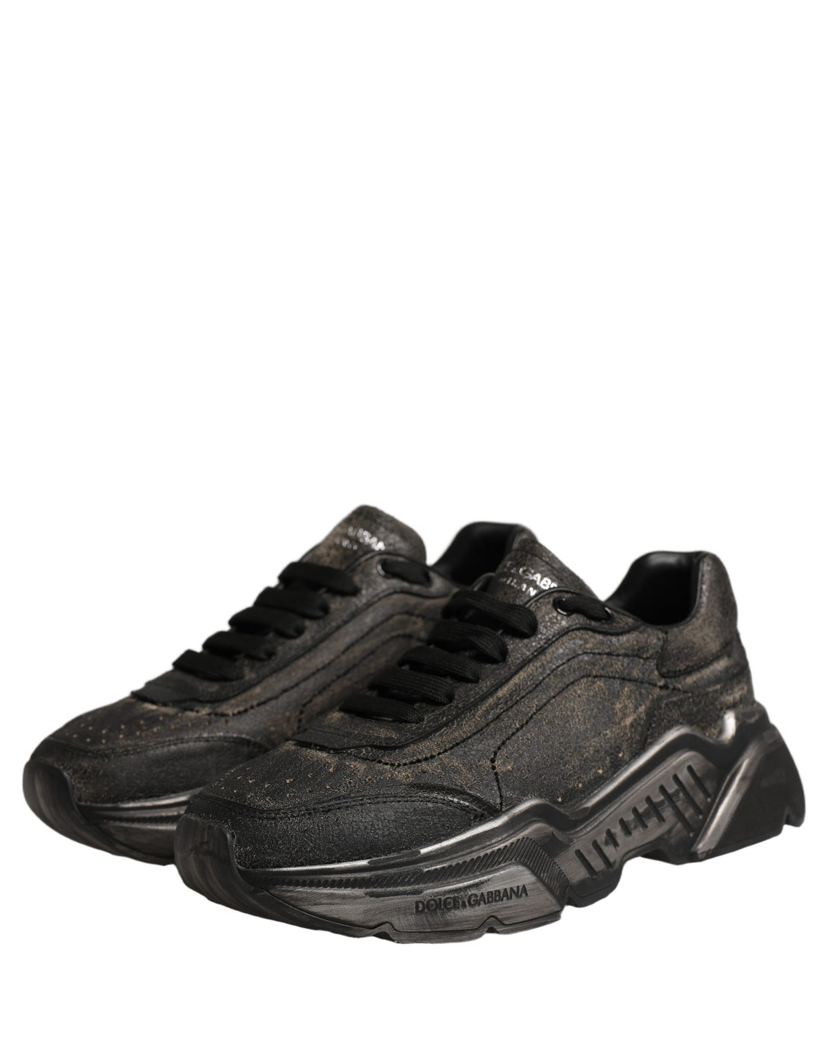 Dolce & Gabbana | Black Daymaster Low Top Sneakers Shoes