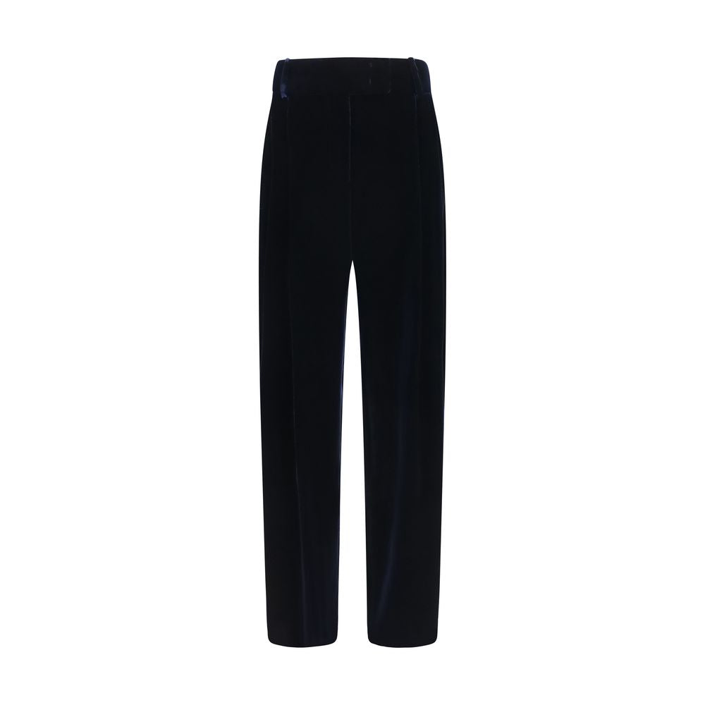 Giorgio Armani | Blue Viscose Casual Pants