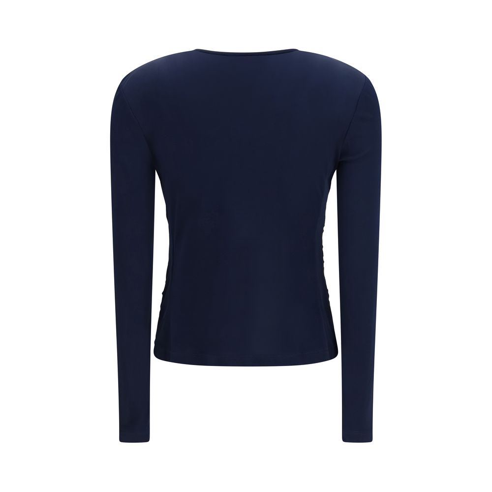 Giorgio Armani | Blue Viscose Shirt
