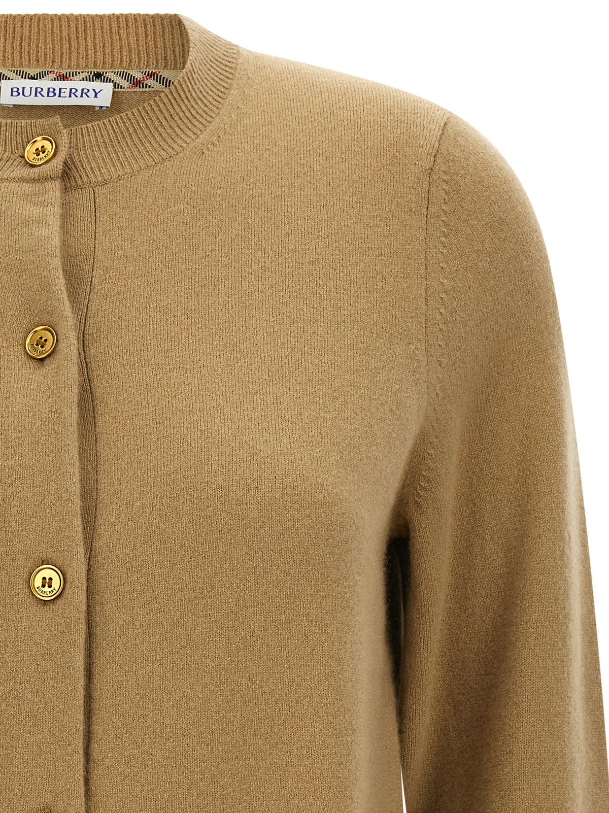 Burberry | Beige Cashmere Cardigan