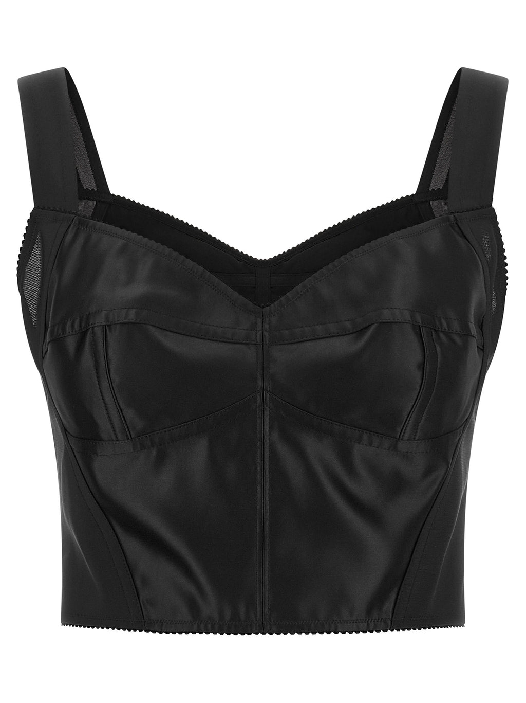 Dolce & Gabbana | Black Polyamide Tank Tops