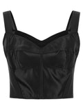 Dolce & Gabbana | Black Polyamide Tank Tops