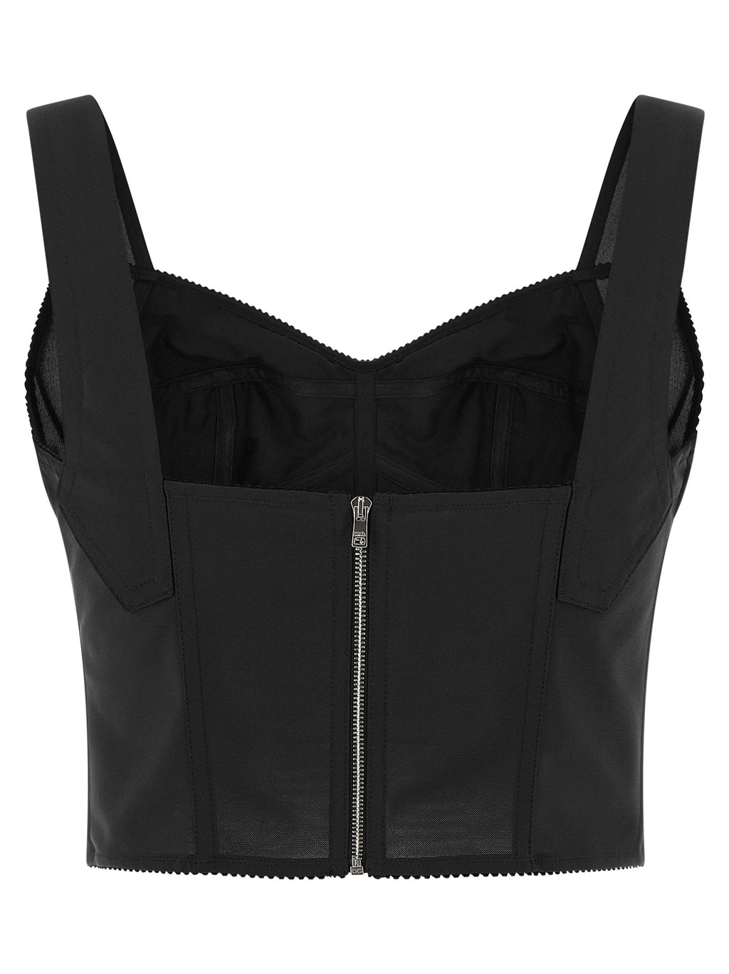 Dolce & Gabbana | Black Polyamide Tank Tops