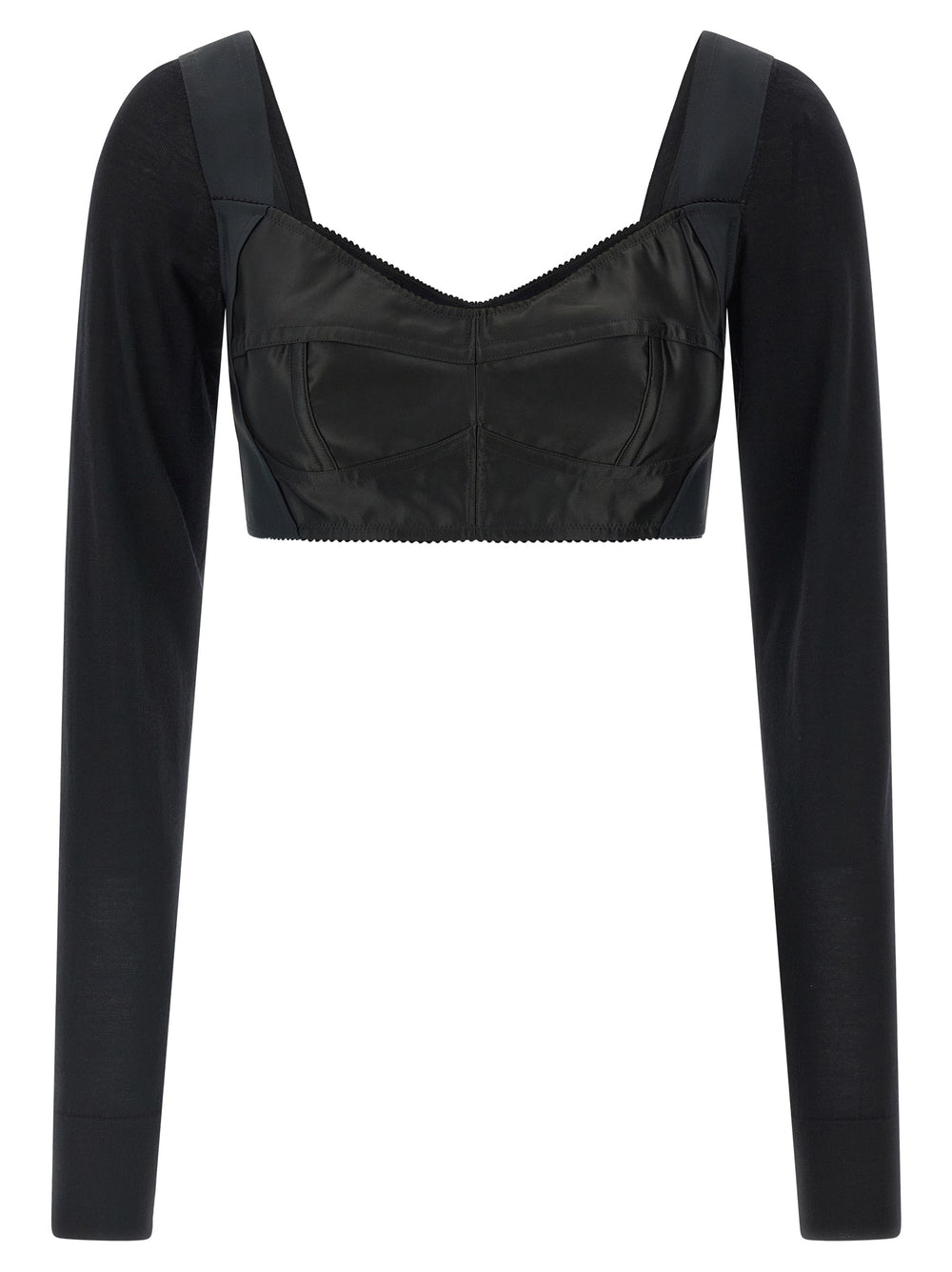 Dolce & Gabbana | Black Polyester Tank Tops