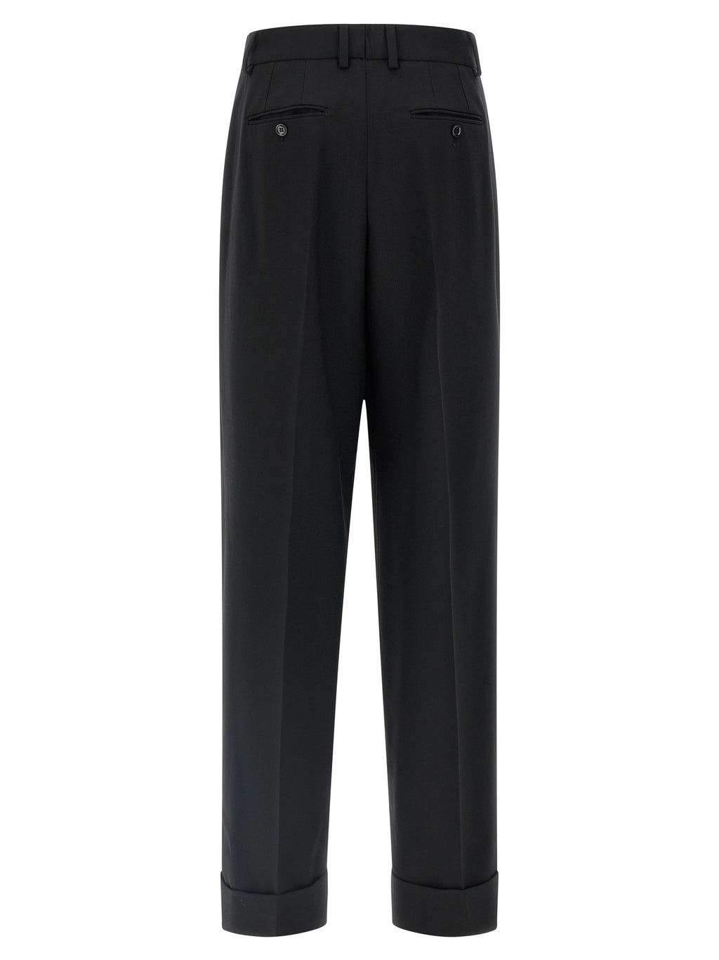 Dolce & Gabbana | Black Virgin Wool Dress Pants