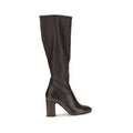 Stuart Weitzman | Black Calf Leather Bos Taurus High Heel Boots