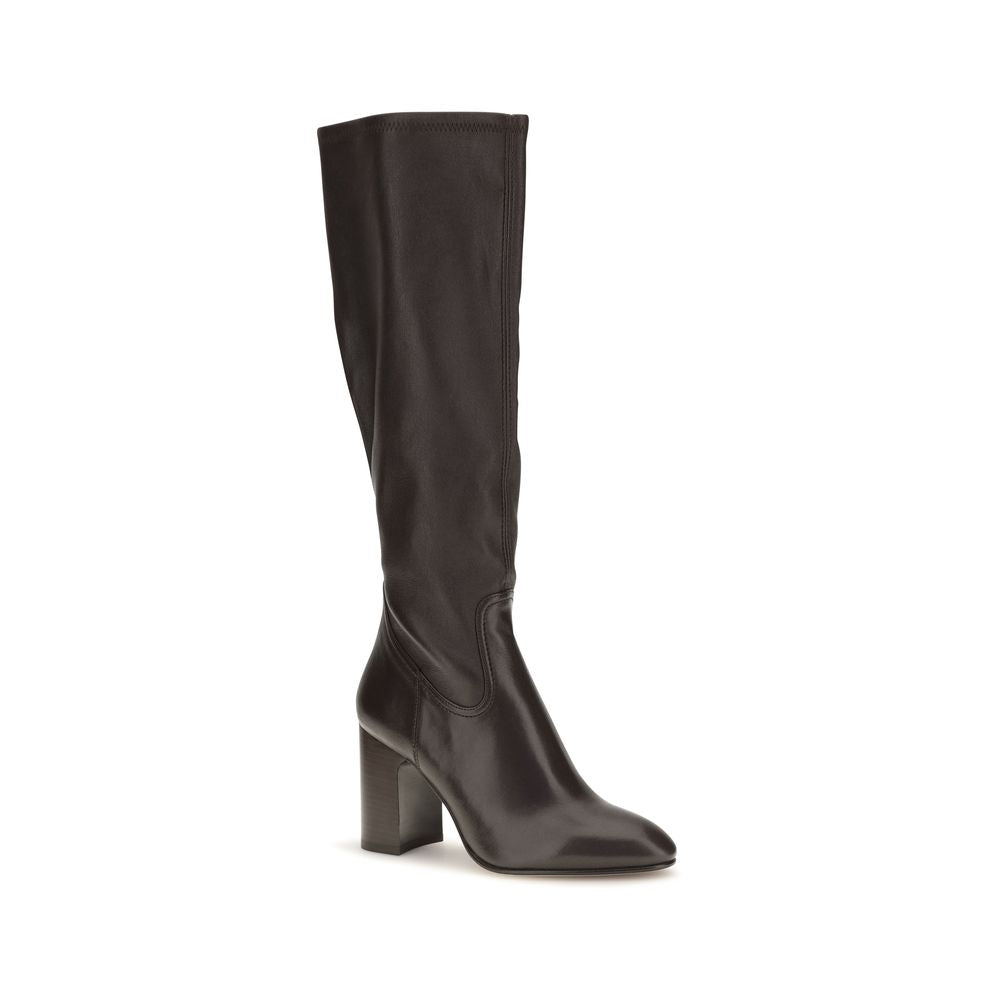 Stuart Weitzman | Black Calf Leather Bos Taurus High Heel Boots