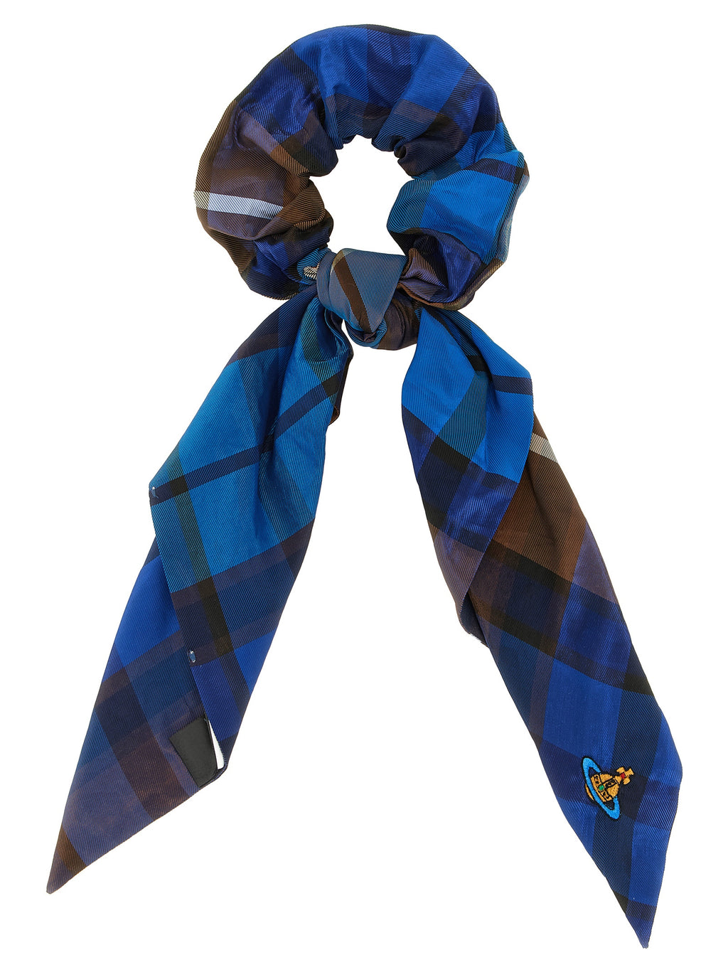 Vivienne Westwood | Blue Polyester Scrunchie