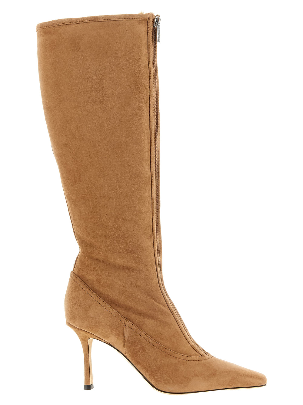 Jimmy Choo | Beige Lamb Leather Over The Knee