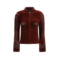 Giorgio Armani | Bordeaux Viscose Cardigan