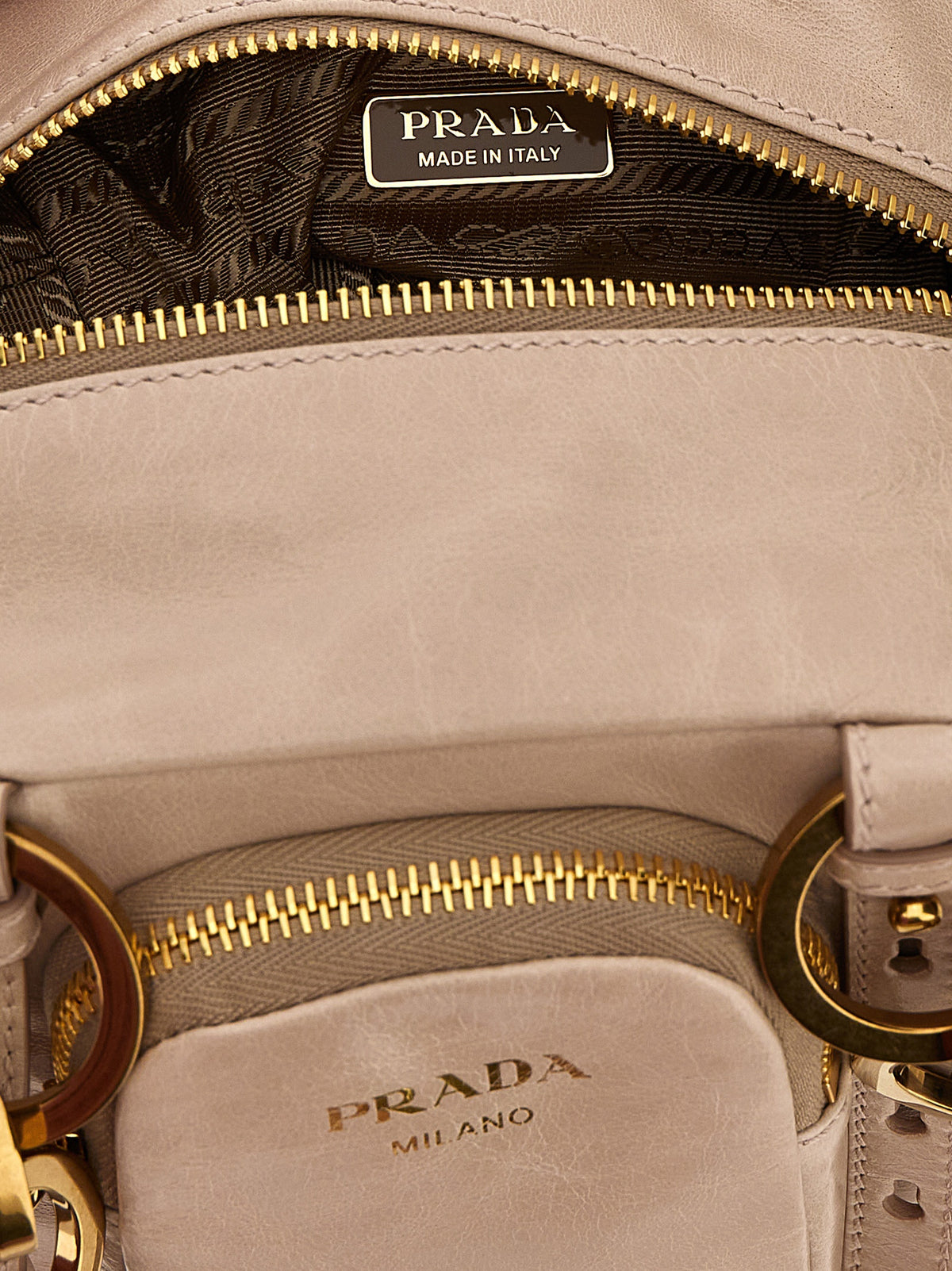 Prada | Multicolor Calfskin Handbag