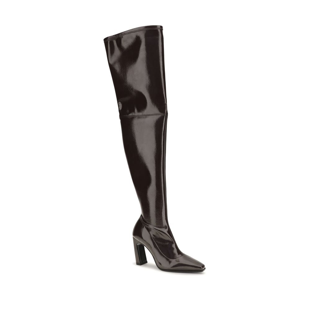 Stuart Weitzman | Brown Rayon Over The Knee