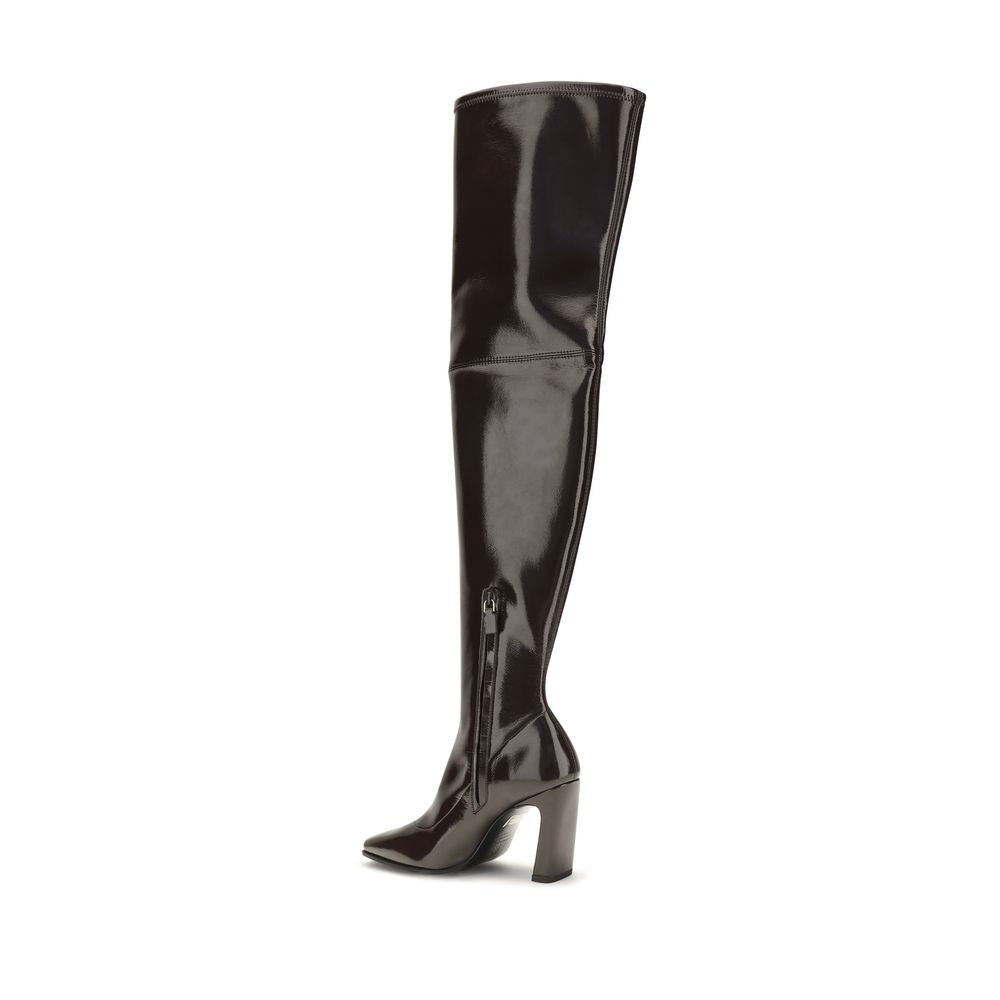 Stuart Weitzman | Brown Rayon Over The Knee