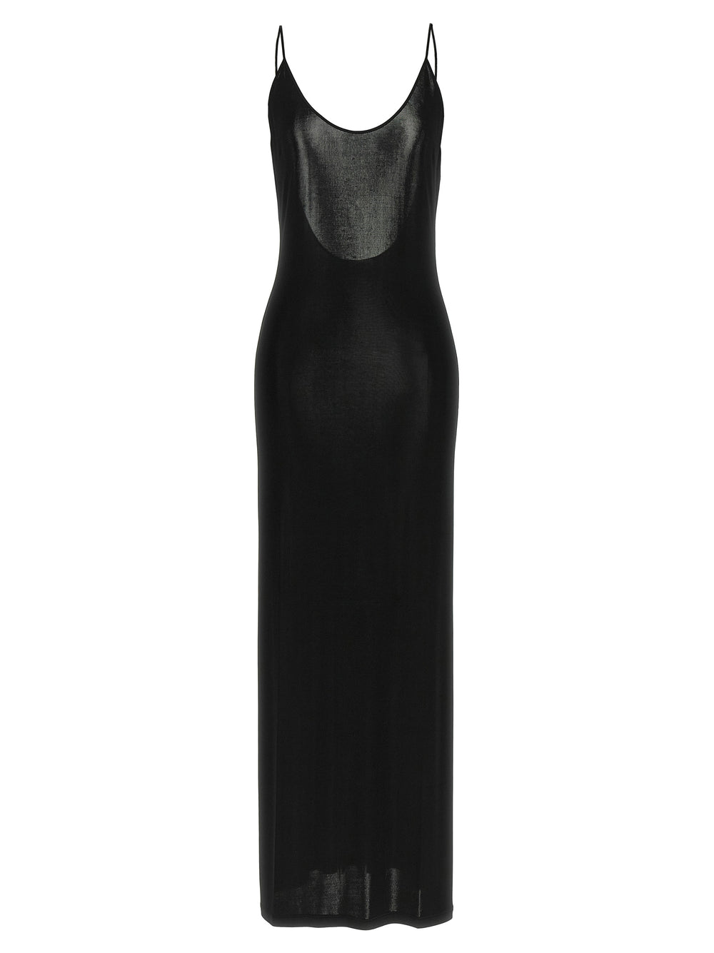Saint Laurent | Black Viscose Long Dress