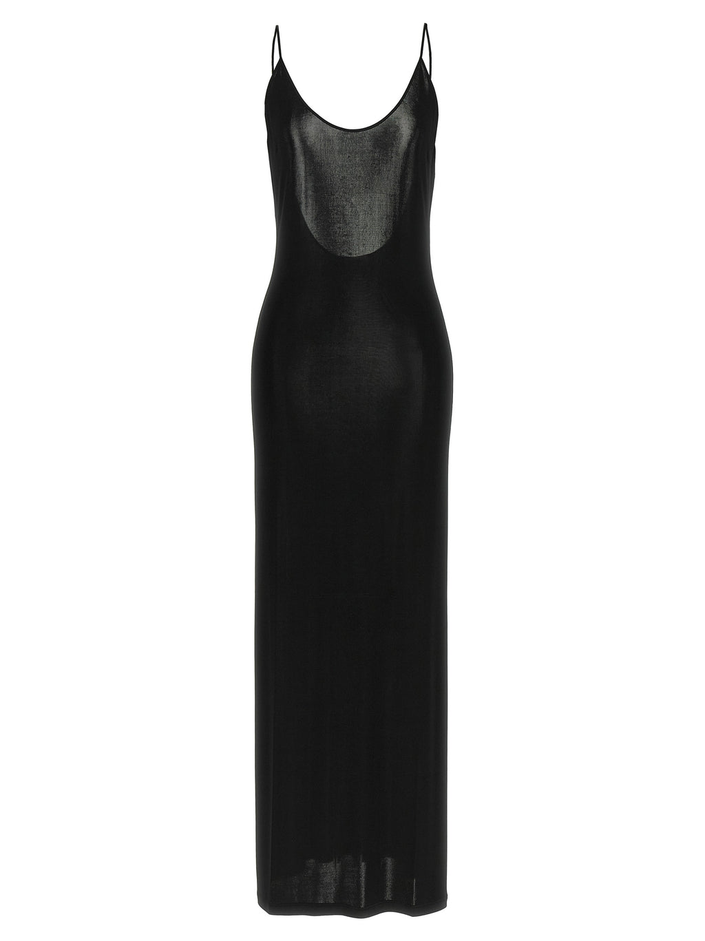 Saint Laurent | Black Viscose Long Dress