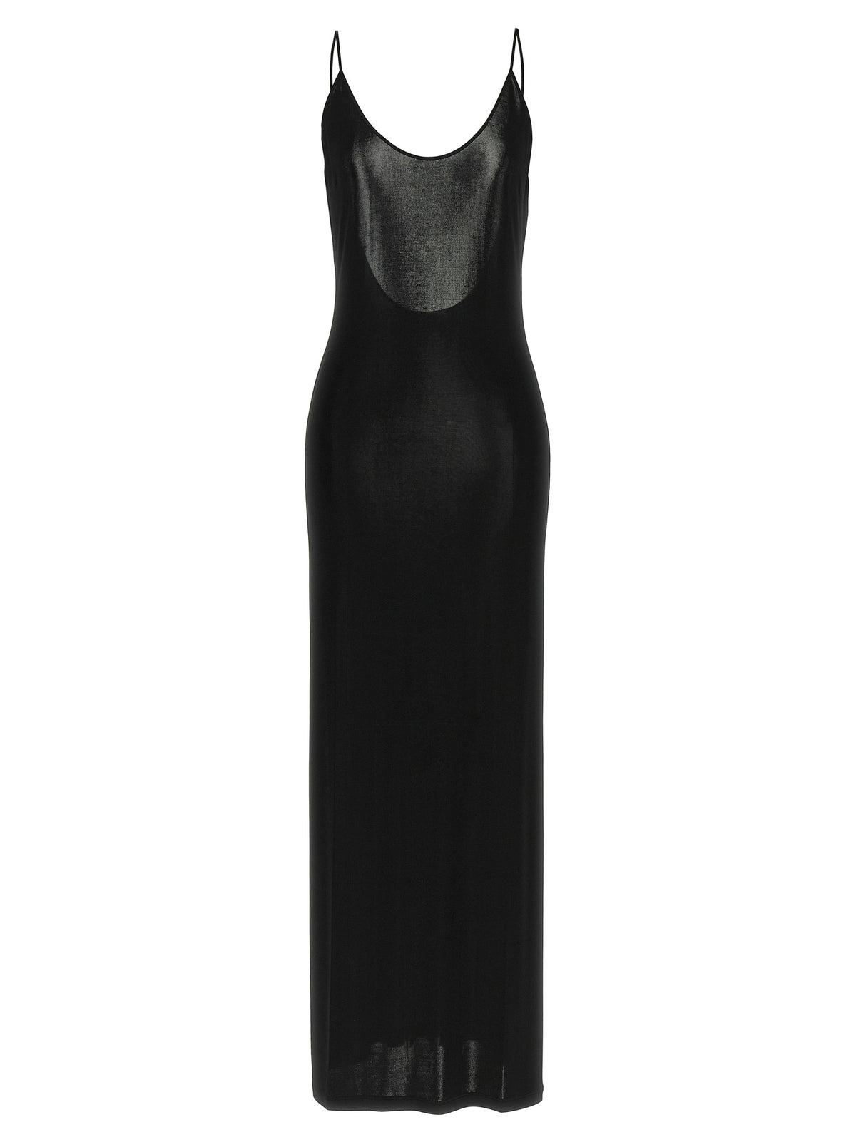 Saint Laurent | Black Viscose Long Dress