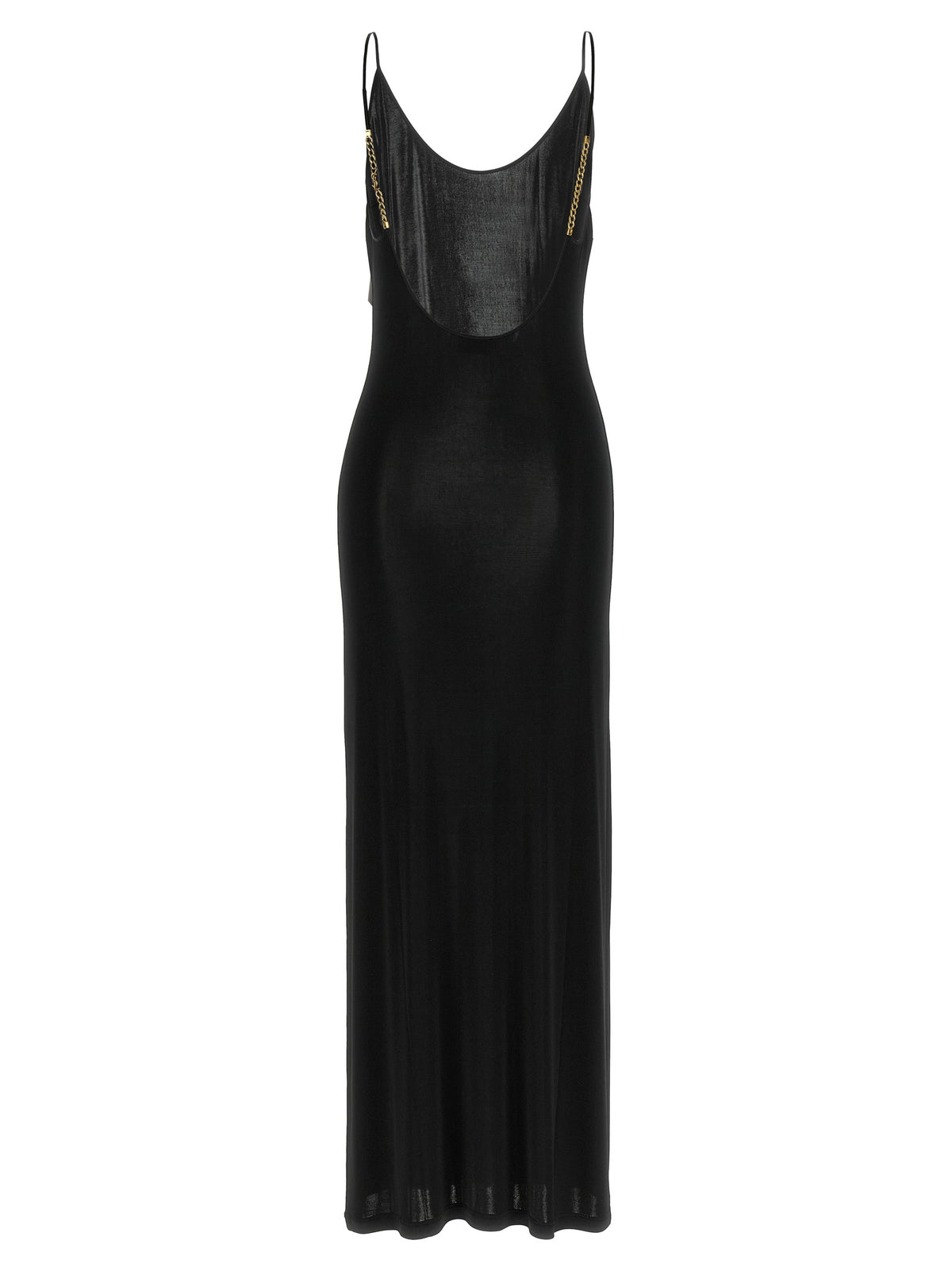 Saint Laurent | Black Viscose Long Dress
