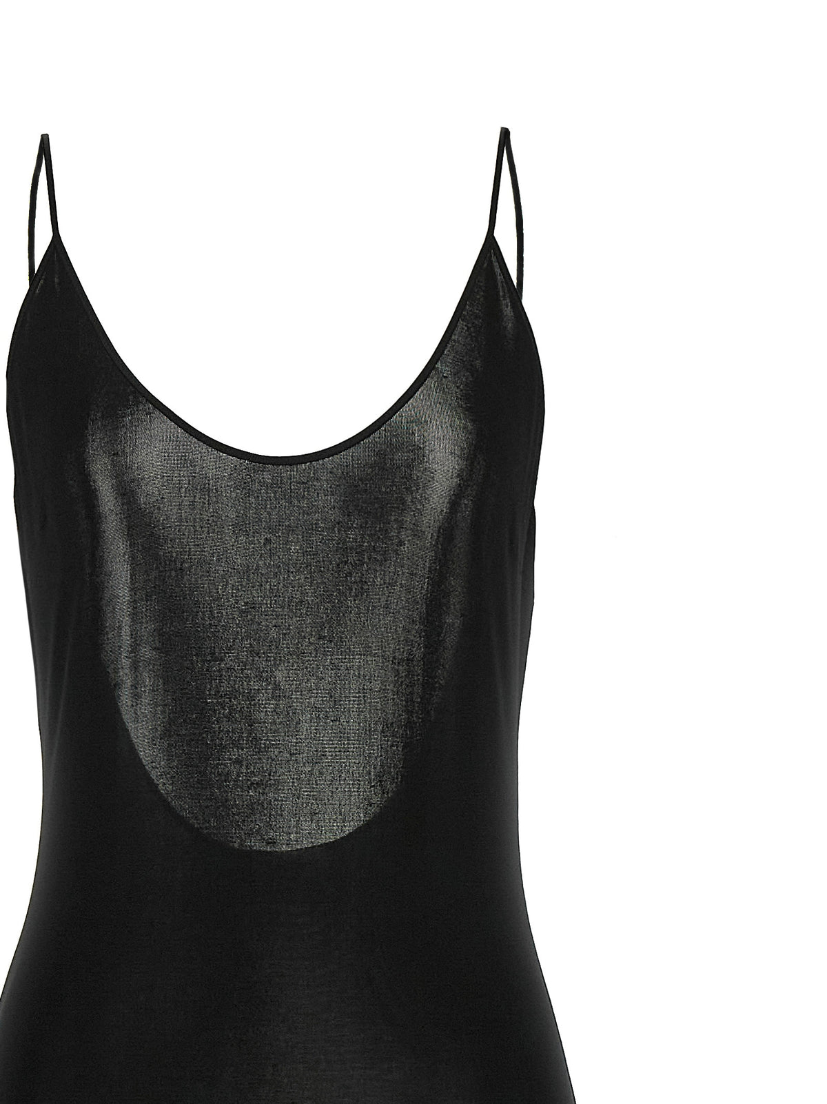 Saint Laurent | Black Viscose Long Dress
