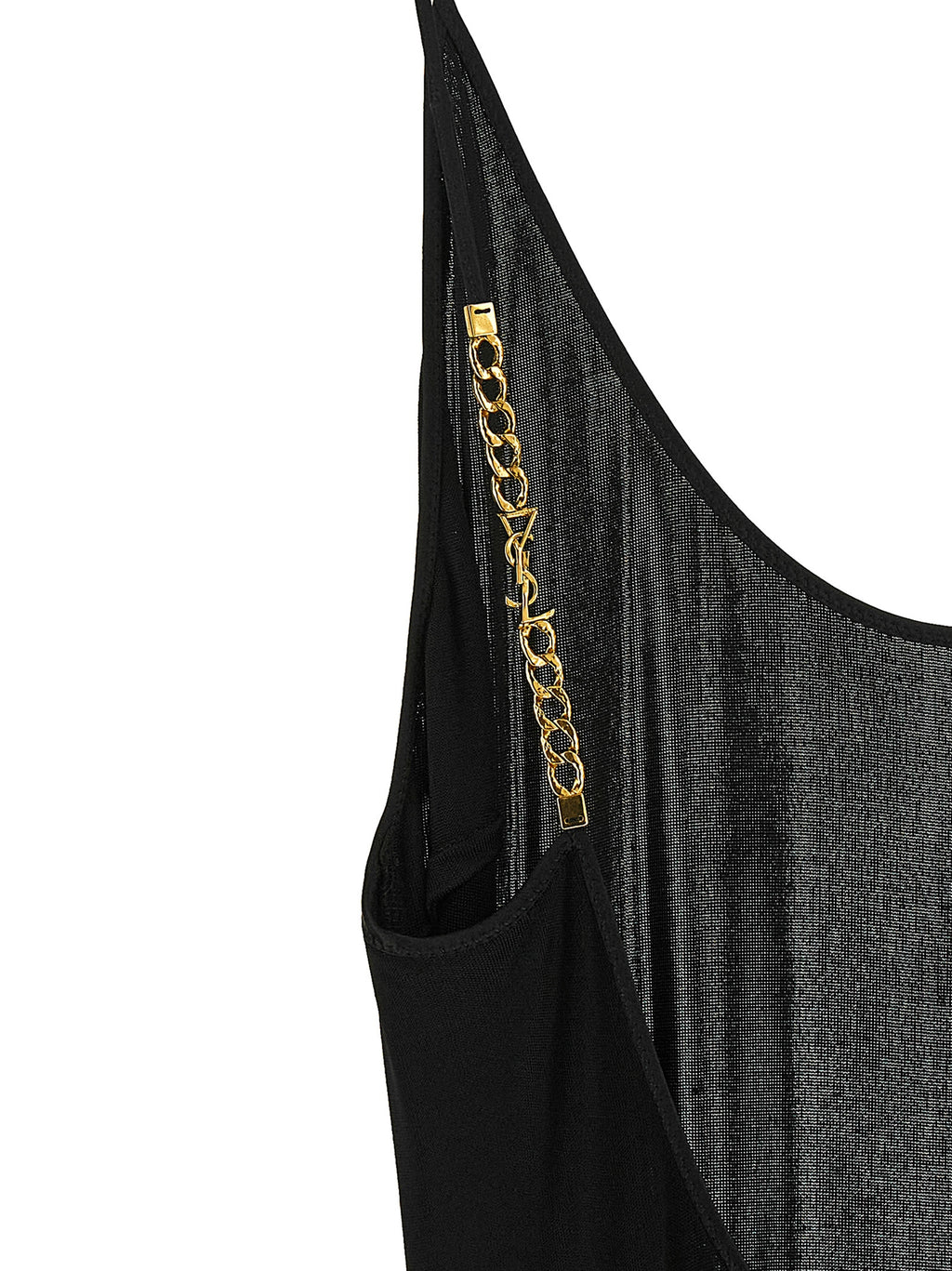 Saint Laurent | Black Viscose Long Dress
