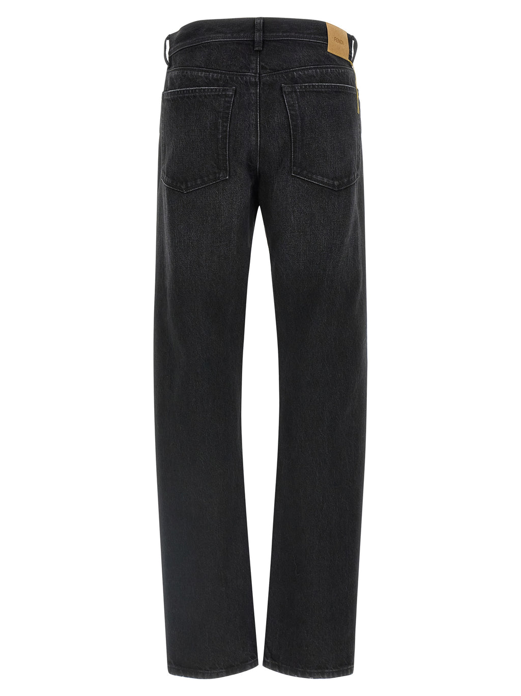 Fendi | Black Cotton Jeans Denim