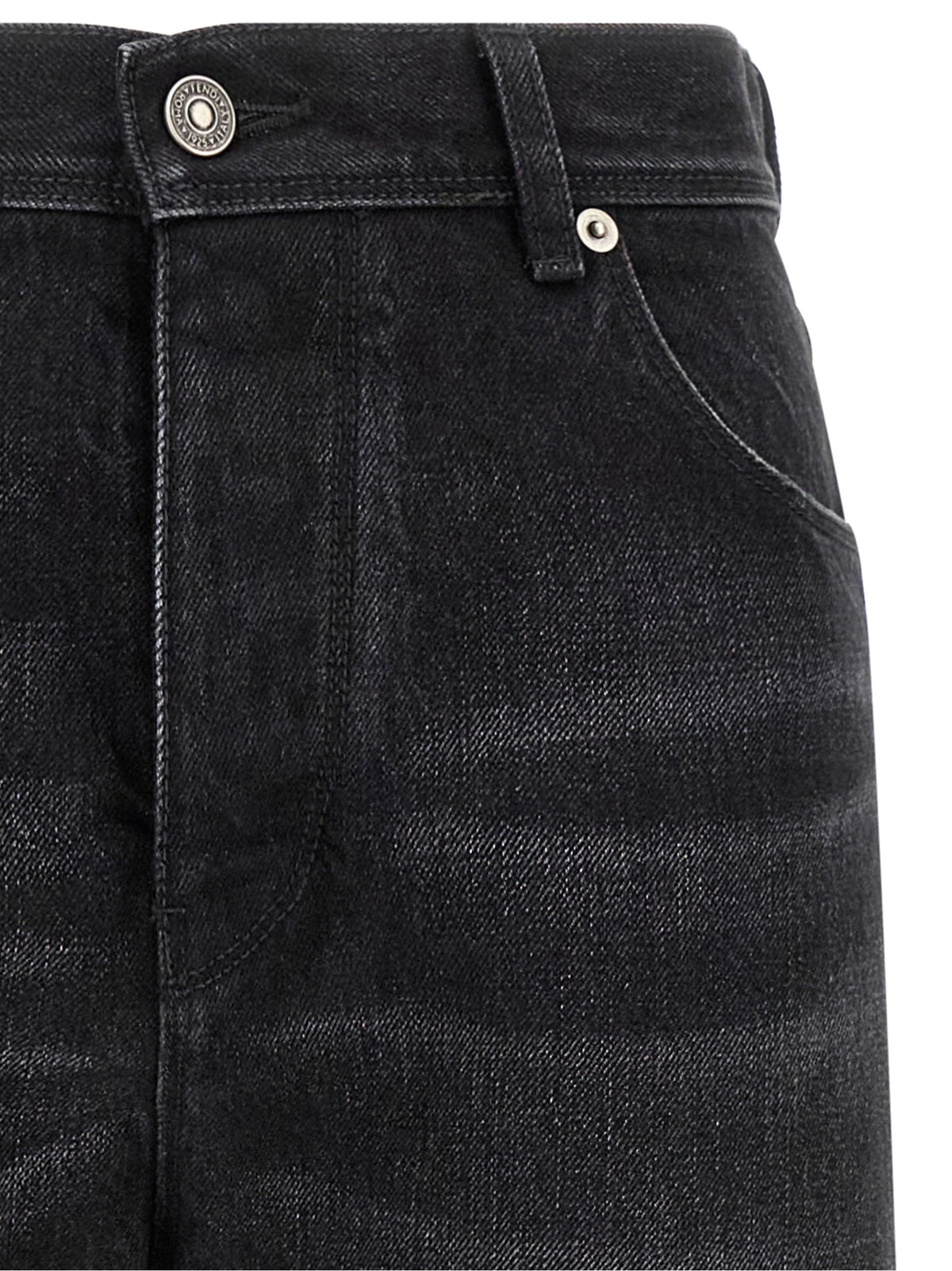 Fendi | Black Cotton Jeans Denim