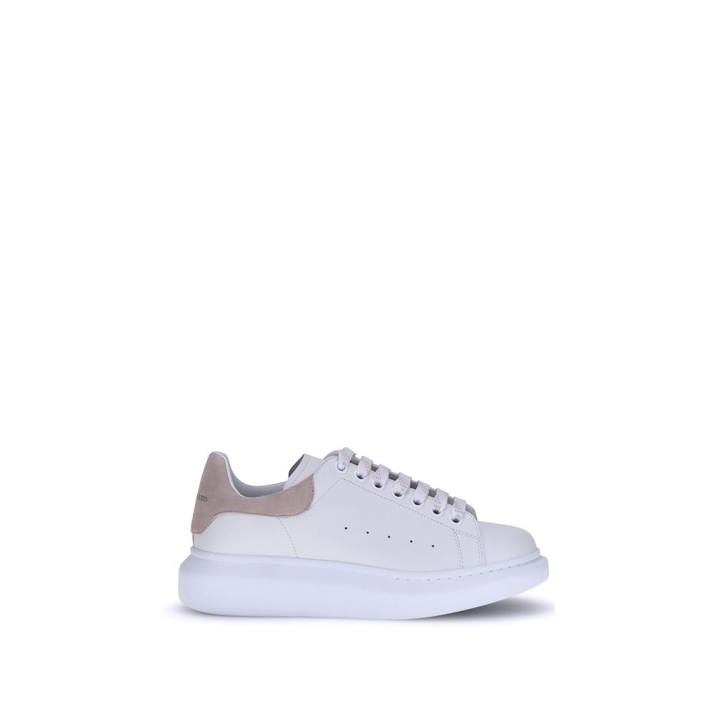 Alexander McQueen | White Calf Leather Bos Taurus Platform Sneakers