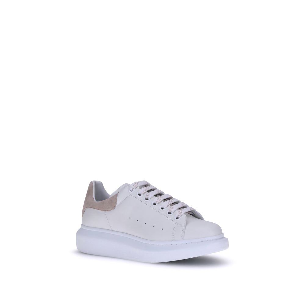 Alexander McQueen | White Calf Leather Bos Taurus Platform Sneakers
