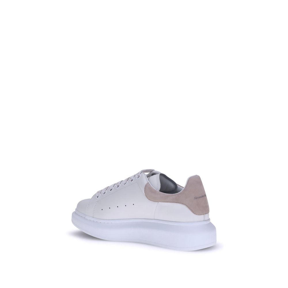 Alexander McQueen | White Calf Leather Bos Taurus Platform Sneakers
