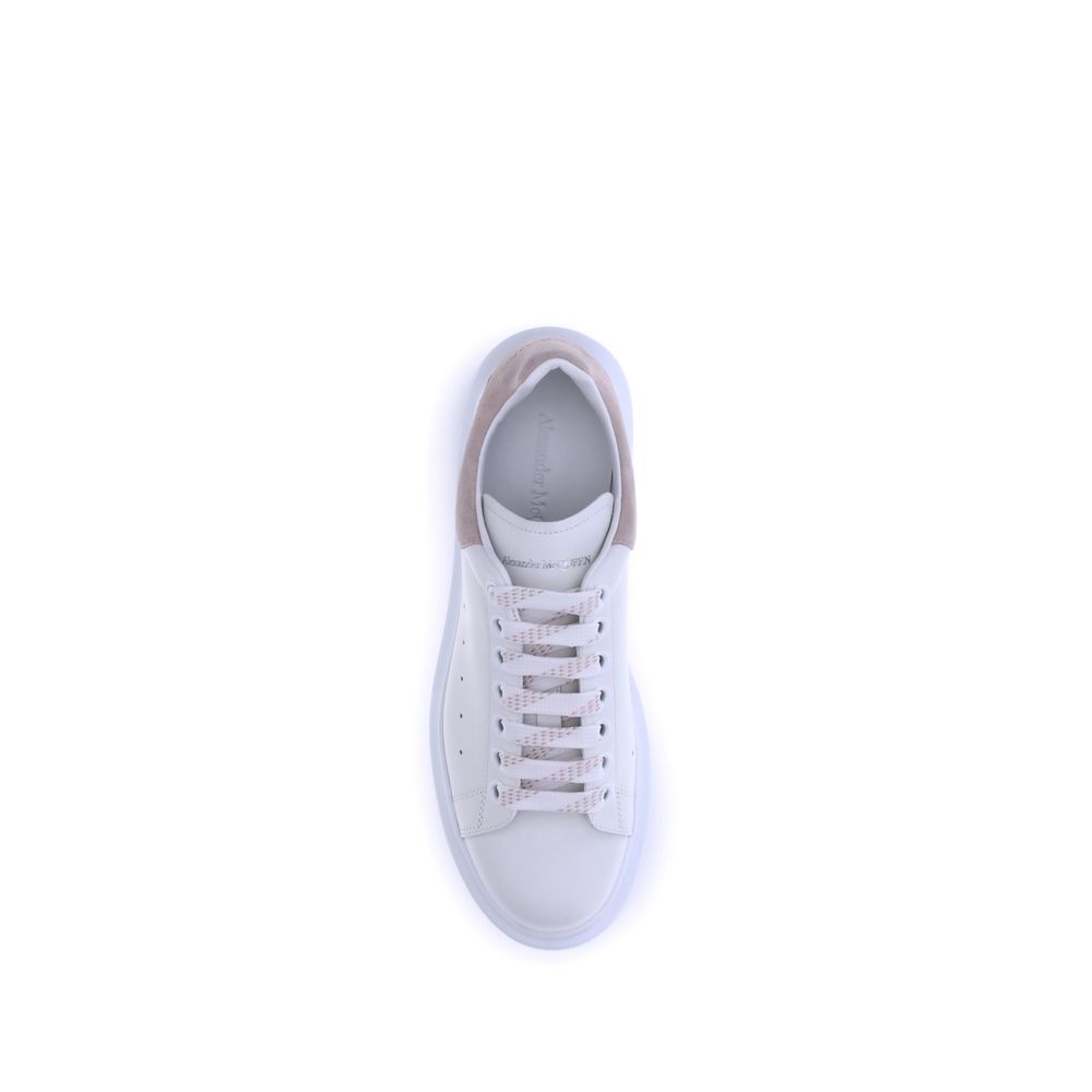 Alexander McQueen | White Calf Leather Bos Taurus Platform Sneakers