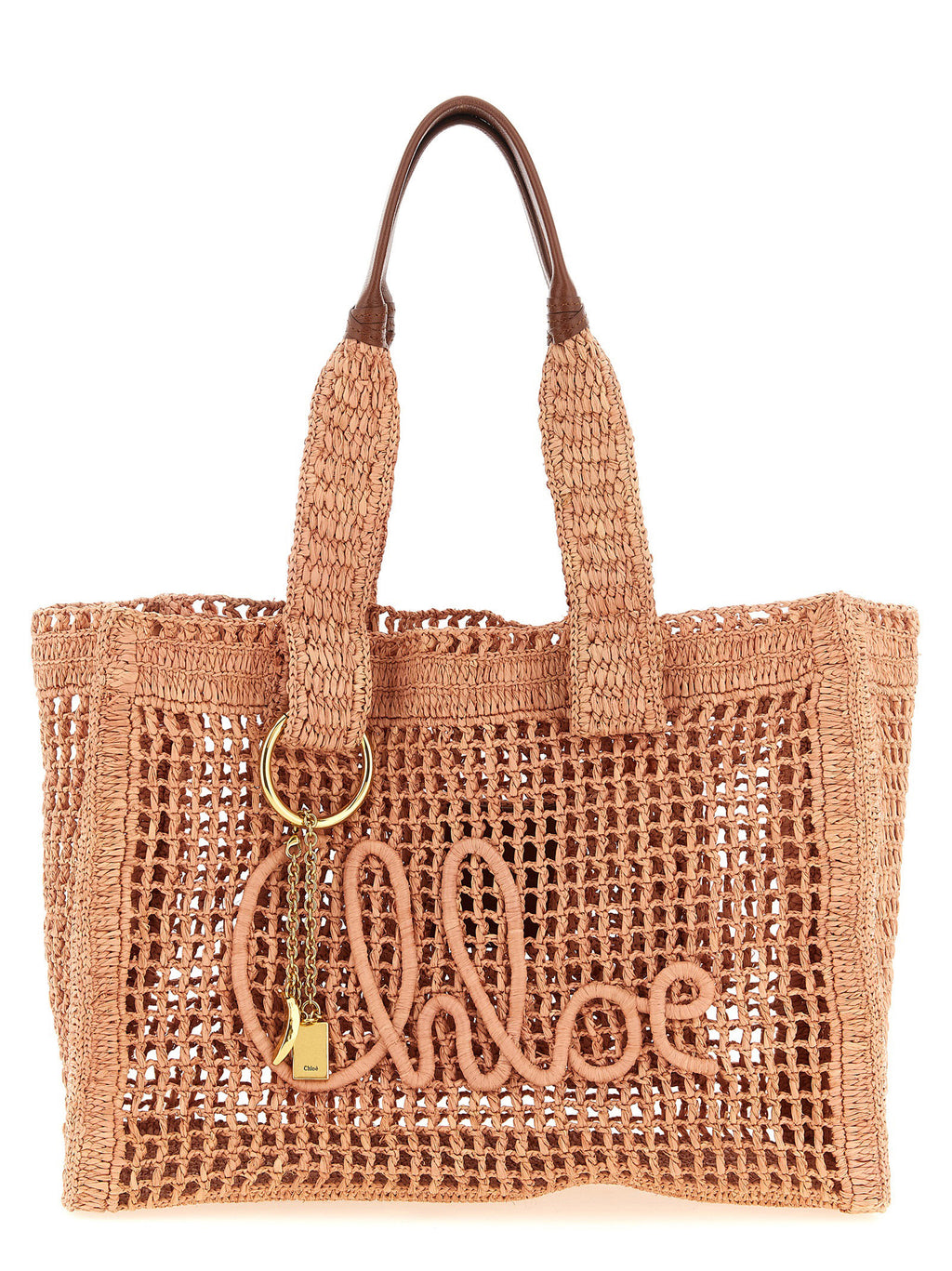 Chloé | Multicolor Raffia Tote Bag