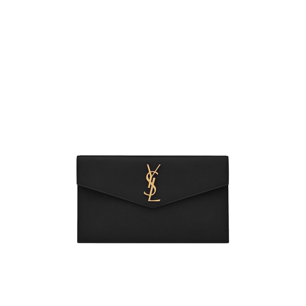 Saint Laurent | Black Leather Clutch Bag