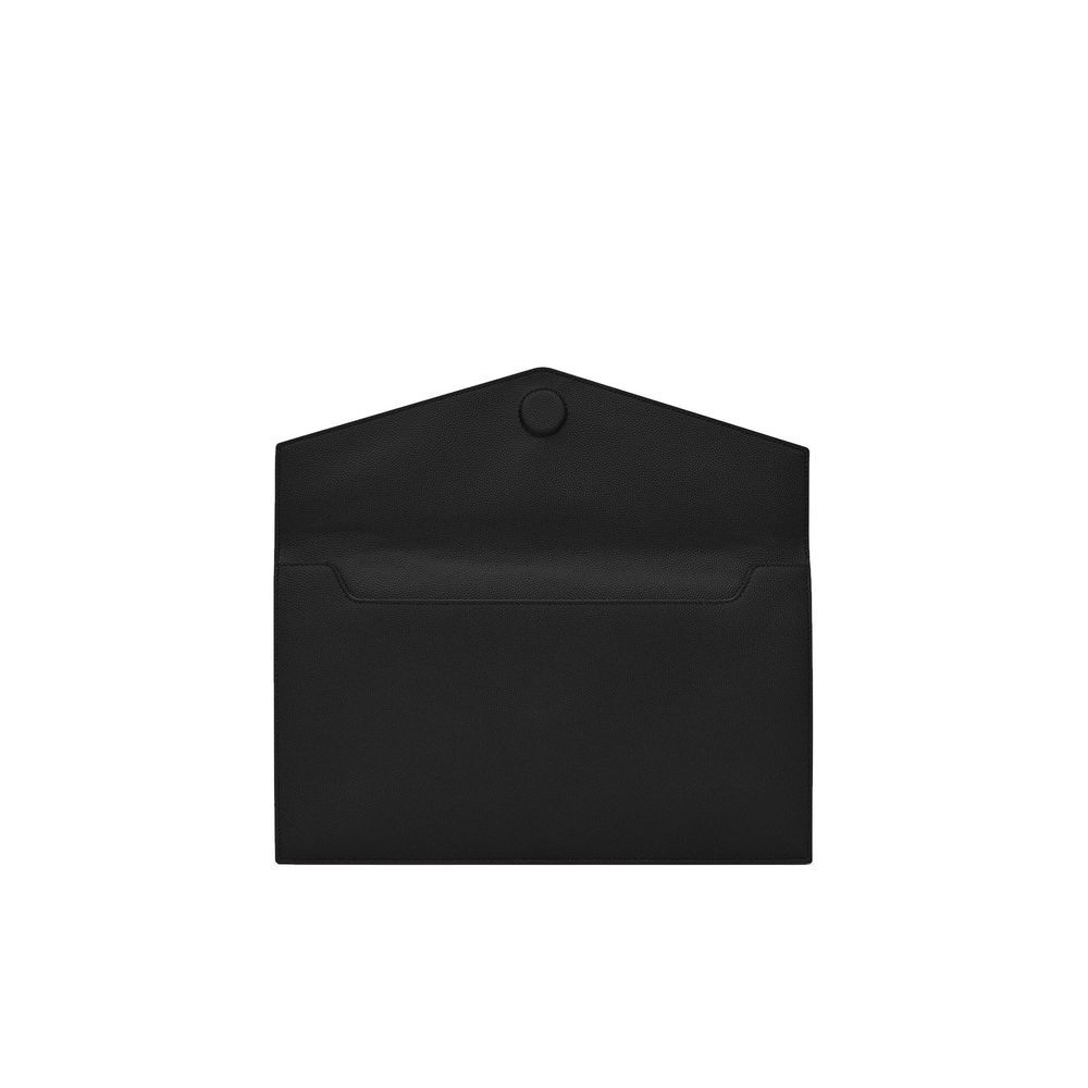 Saint Laurent | Black Leather Clutch Bag