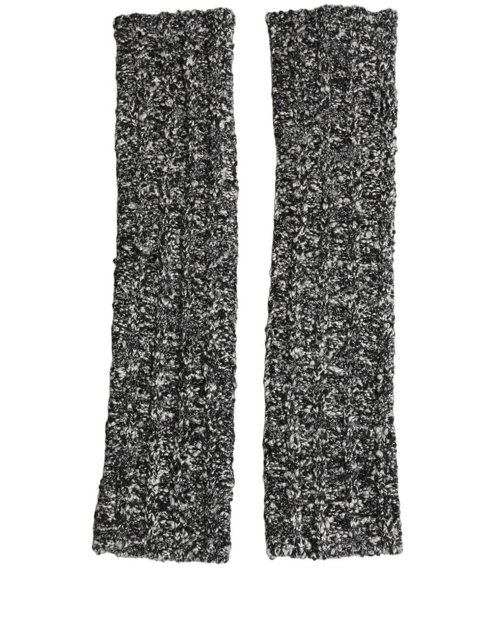 Dolce & Gabbana | Sleeves Black Wool Blend Knitted Warmer Arm