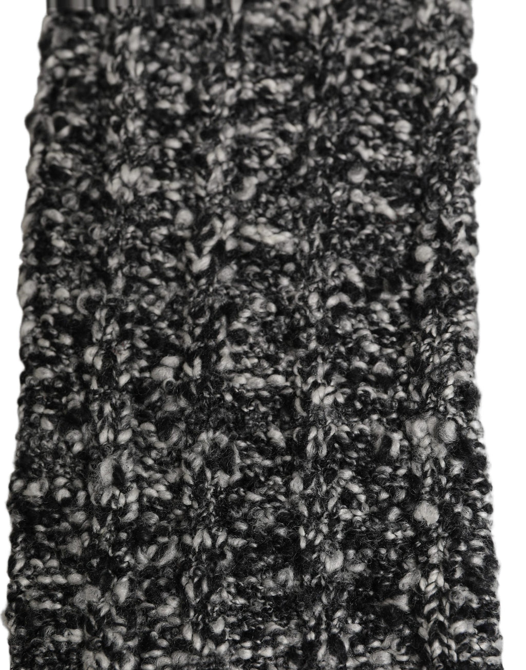 Dolce & Gabbana | Sleeves Black Wool Blend Knitted Warmer Arm
