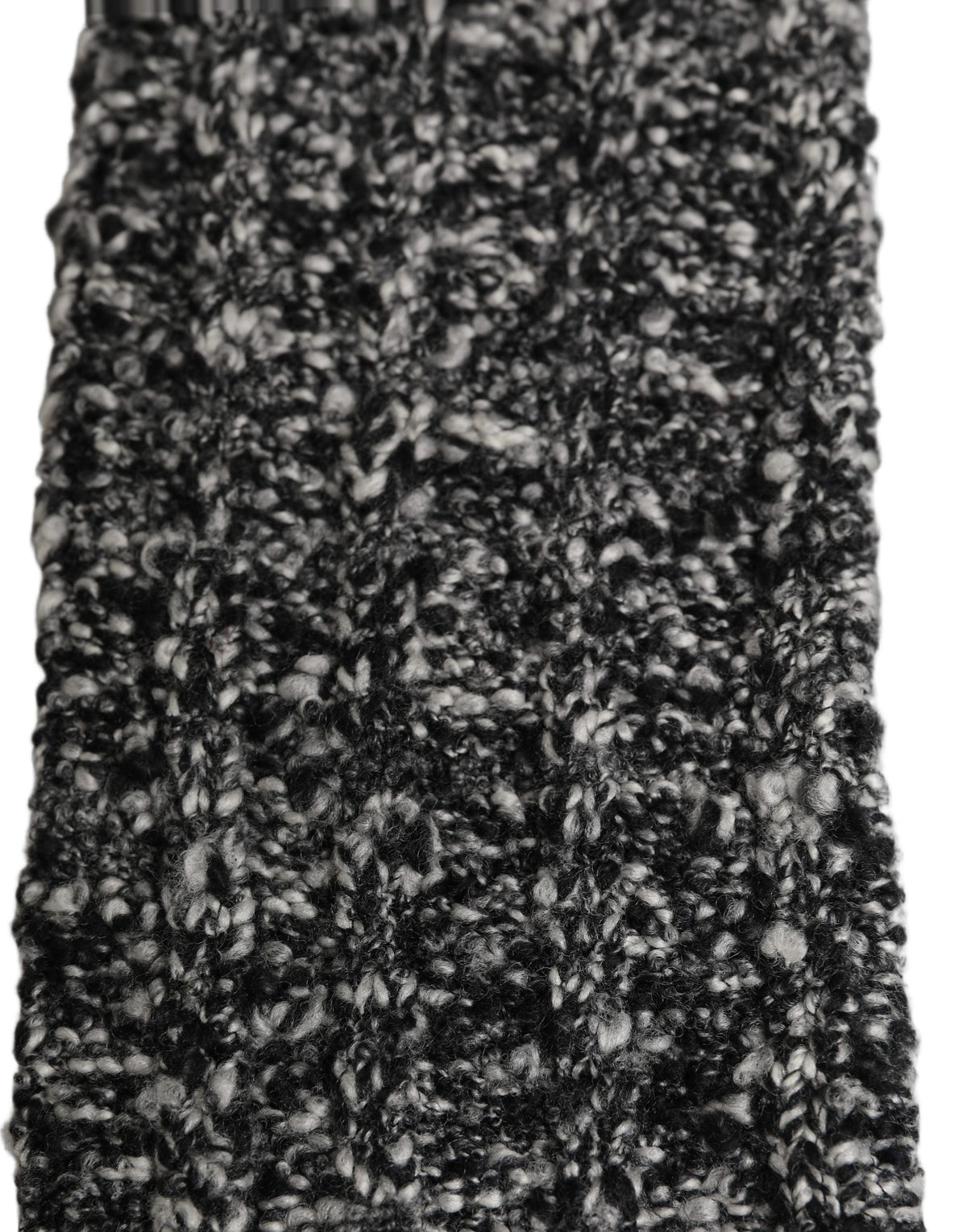 Dolce & Gabbana | Sleeves Black Wool Blend Knitted Warmer Arm