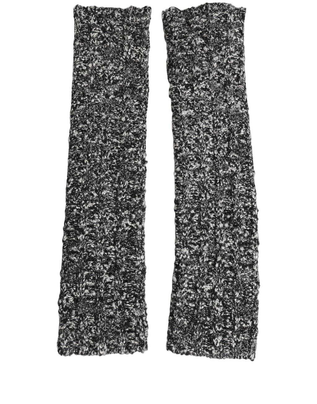 Dolce & Gabbana | Sleeves Black Wool Blend Knitted Warmer Arm