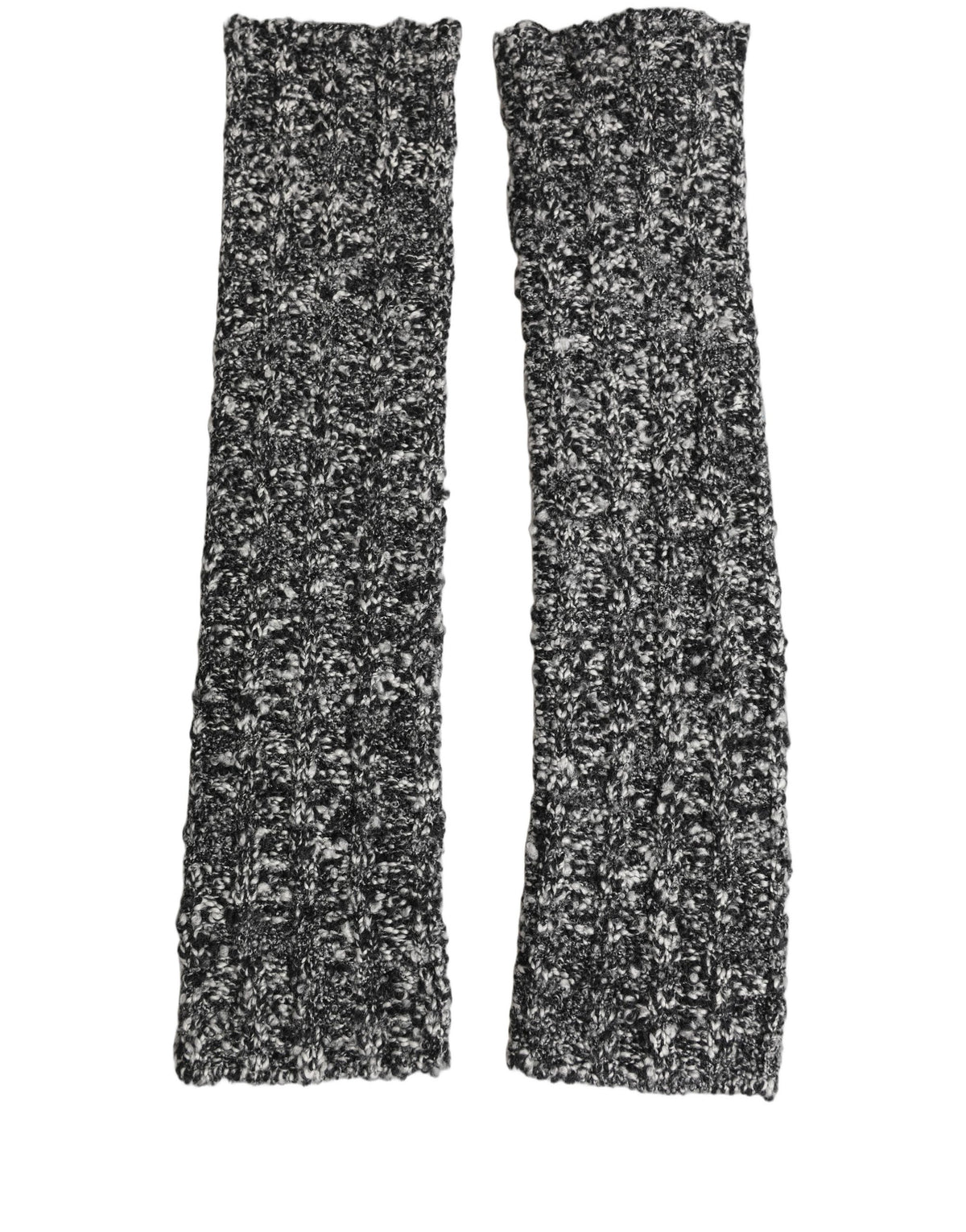 Dolce & Gabbana | Sleeves Black Wool Blend Knitted Warmer Arm