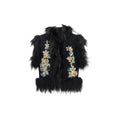 Fendi | Black Wool Oves Aries Sleeveless Jacket