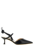 Fendi | Black Calfskin Mid Heel Pumps