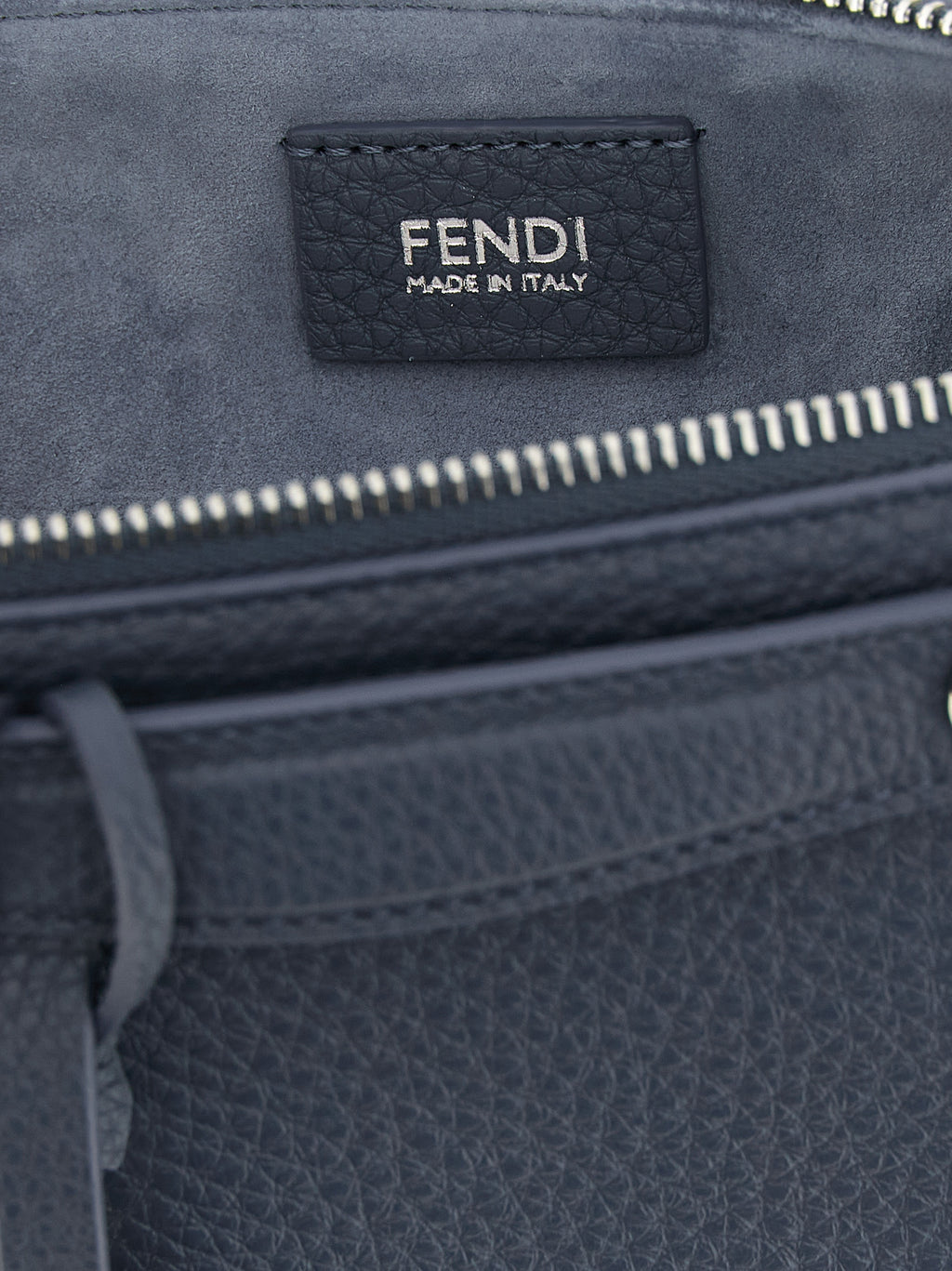 Fendi | Blue Calfskin Clutch Bag